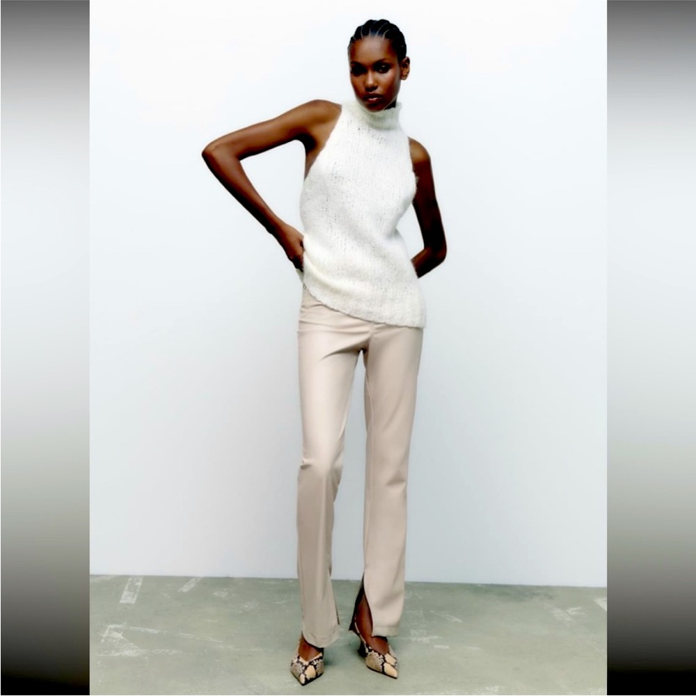 Zara Slim Flare faux pants